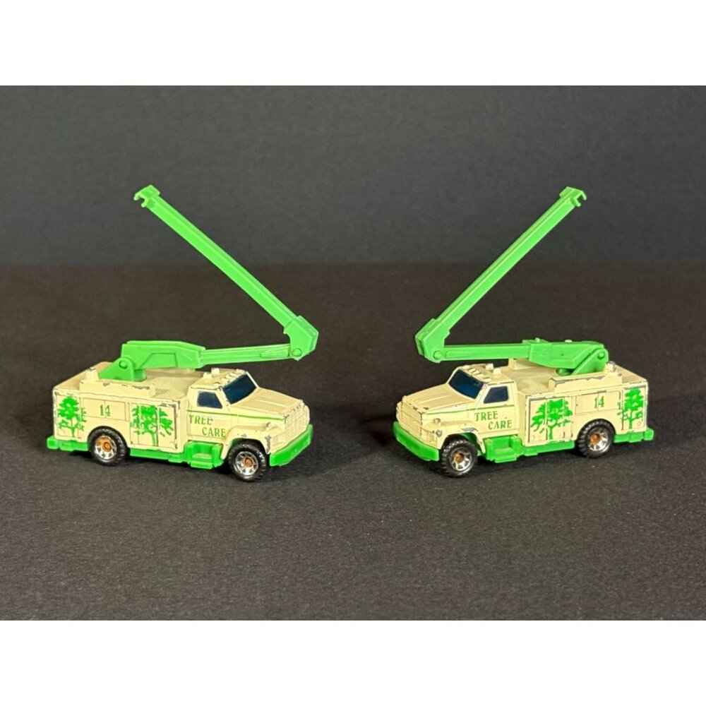 Matchbox Tree Utility Truck Ford Bucket Boom 1989 F-Series MB33 MB74 Toy Car VTG